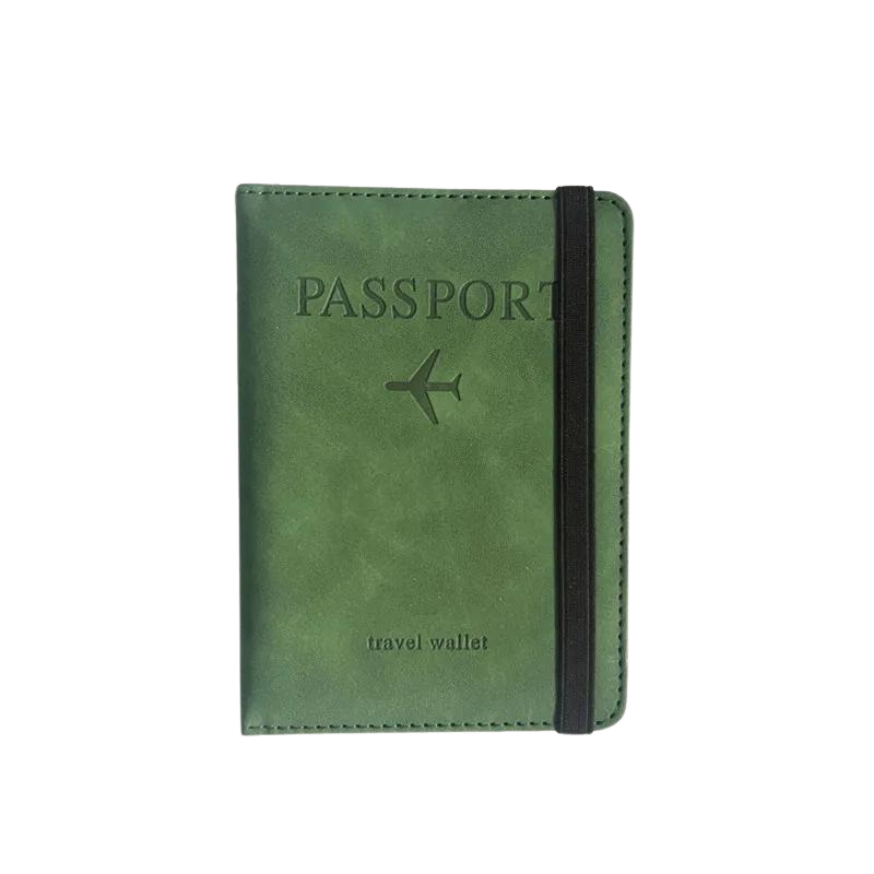 Green RFID Blocking Passport Organiser | Generation Nomad™