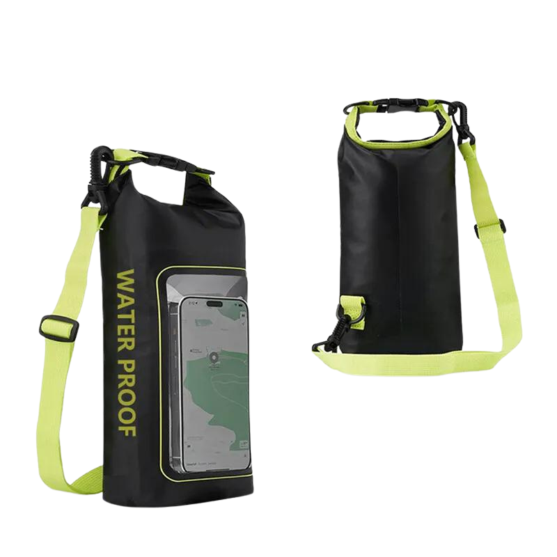 Black Green Waterproof Phone Bag | Waterproof Phone Pouch | Generation Nomad™