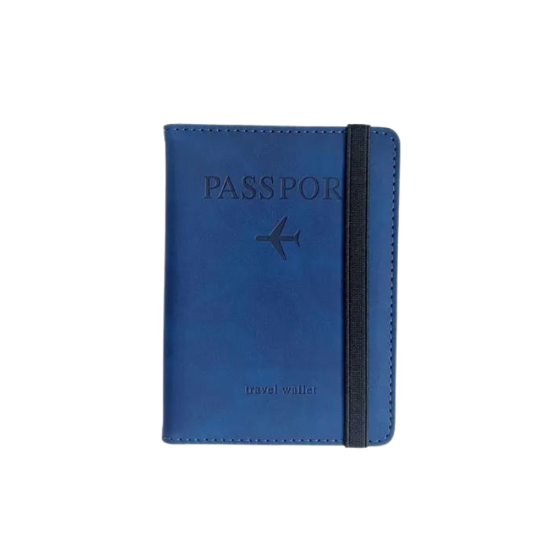 Blue RFID Blocking Passport Organiser | Generation Nomad™