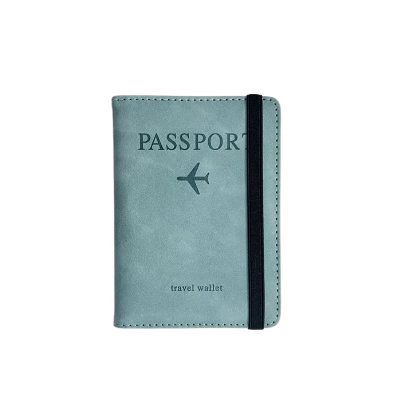 Light Blue RFID Blocking Passport Organiser | Generation Nomad™