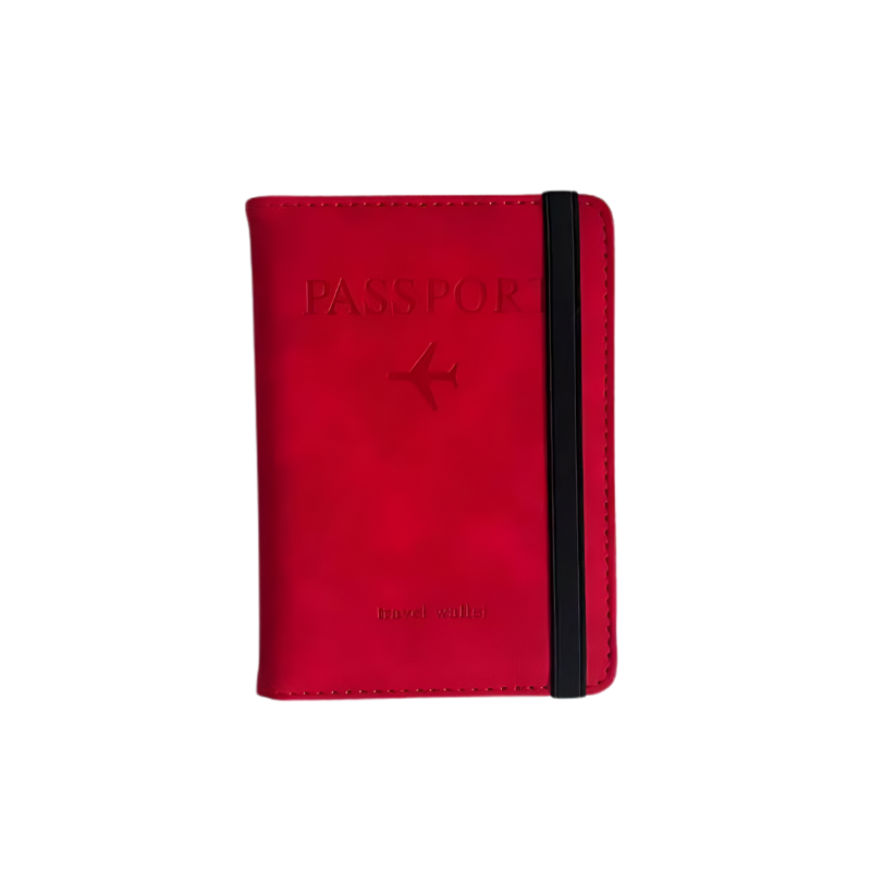 Red RFID Blocking Passport Organiser | Generation Nomad™