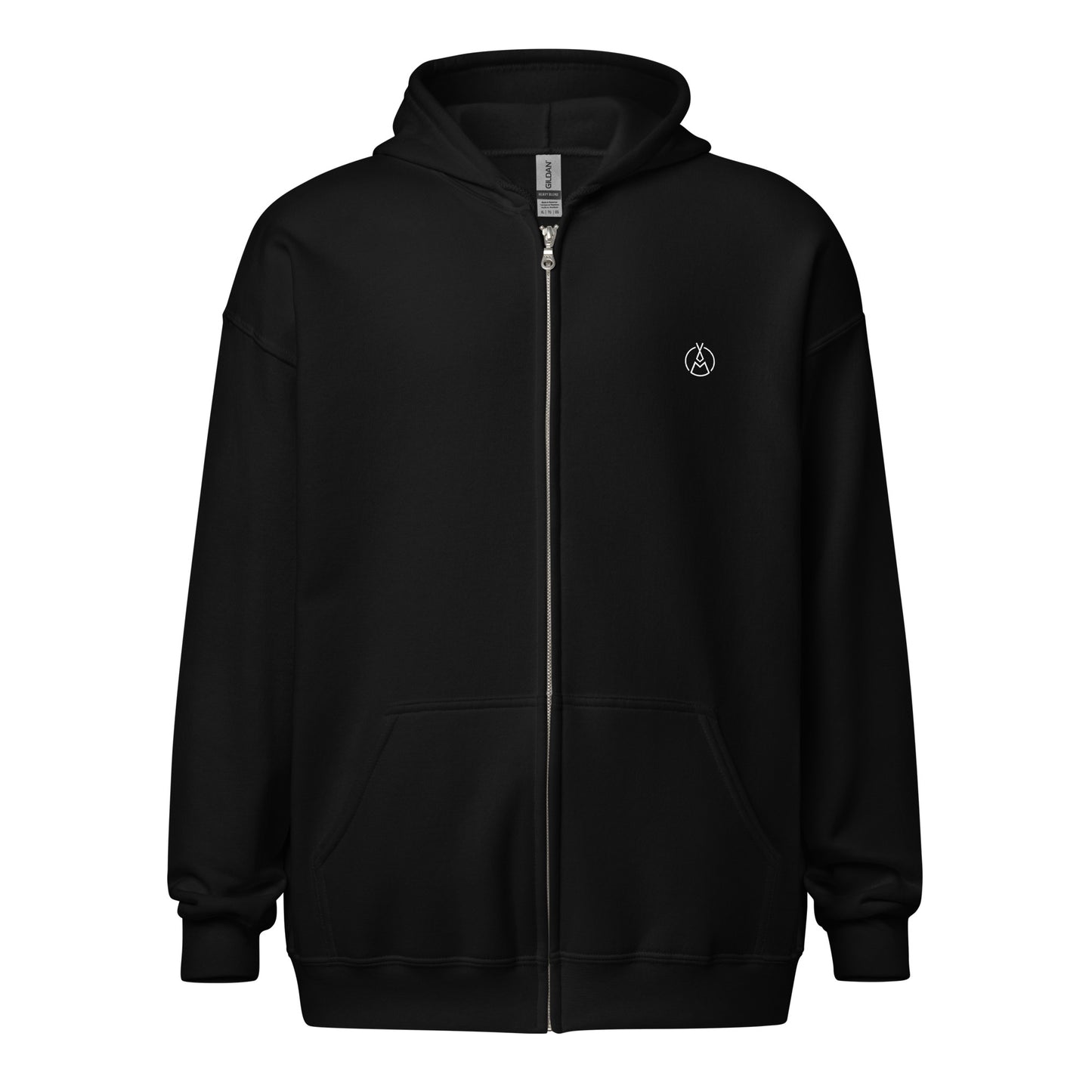 Black Light Zip Up Hoodie