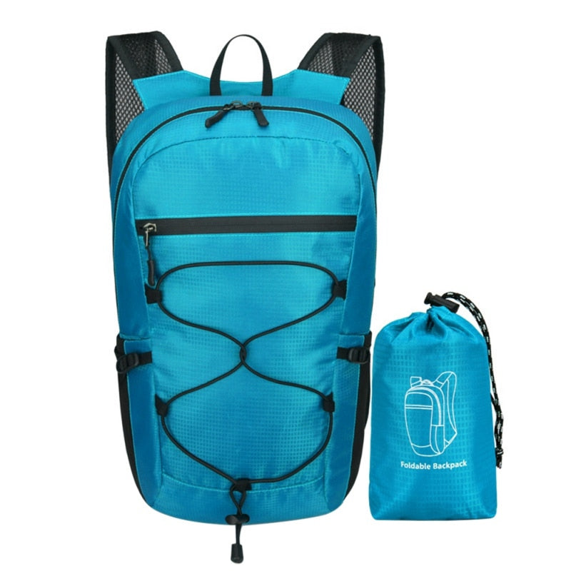 Blue Foldable Travel Daypack | Adventure Backpack | Generation Nomad™