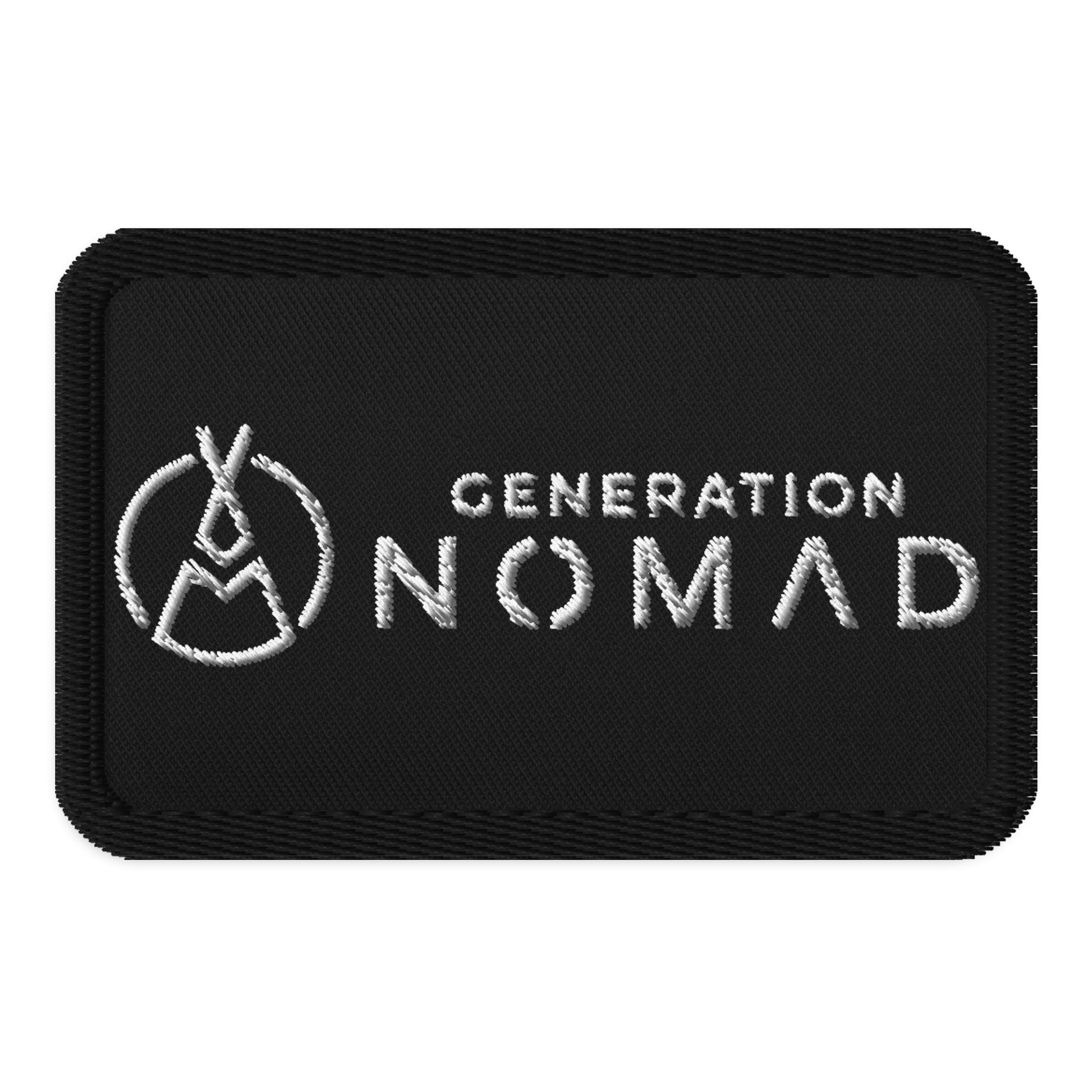 Nomad Embroidered Patch | Travel Embroidered Patch | Generation Nomad™